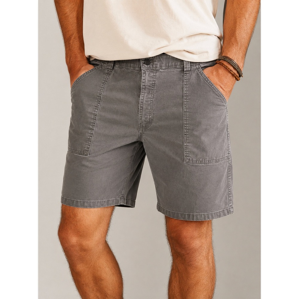 Wrangler Distressed All Terrain Gear Shorts 42 Grey ATG Canvas Hiking Workwear